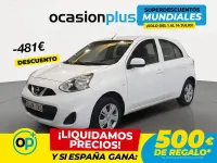 Usado Nissan Micra 80 CV (58 kW) 2017 Blanco Utilitario