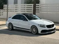 Usado Mercedes C63 AMG 476 CV (350 kW) 2018 Blanco Berlina