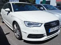Usado Audi A3 S-Line 110 CV (80 kW) 2015 Blanco Berlina