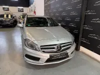 Usado Mercedes A200 AMG line 136 CV (100 kW) 2015 Gris / plata Berlina