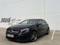 Usado Mercedes A180 AMG line 122 CV (89 kW) 2015 Negro Berlina