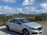 Usado Mercedes A200 AMG line 136 CV (100 kW) 2015 Gris / plata Berlina
