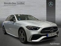 Usado Mercedes C220 AMG line 200 CV (147 kW) 2025 Plata hightech