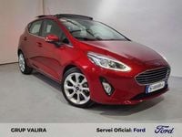 Usado Ford Fiesta Titanium 101 CV (74 kW) 2017 Rojo Utilitario