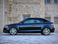 Usado Audi A3 Cabriolet Ambition 105 CV (77 kW) 2010 Negro Descapotable