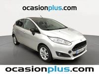 Usado Ford Fiesta Trend 82 CV (60 kW) 2017 Gris Berlina