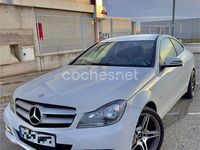 Usado Mercedes C220 170 CV (125 kW) 2012 Blanco Coupe
