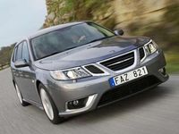 Usado Saab 9-3 Linear 150 CV (110 kW) 2007 Negro Utilitario