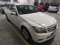 Usado Mercedes C220 Elegance 170 CV (125 kW) 2010 Blanco Familiar