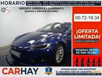 Usado Tesla Model S 450 kW (613 CV) 2018 Azul Utilitario
