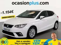 Usado Seat Ibiza Style 80 CV (58 kW) 2019 Blanco Utilitario