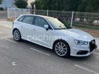 Usado Audi A3 S-Line 180 CV (132 kW) 2015 Blanco Berlina