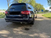 Usado Mercedes C350e AMG line 279 CV (205 kW) 2015 Azul Familiar