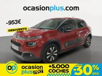 Usado Citroën C3 Feel 110 CV (80 kW) 2019 Rojo Utilitario