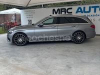 Usado Mercedes C220 AMG line 170 CV (125 kW) 2016 Gris / plata Familiar