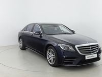 Usado Mercedes S560 AMG line 476 CV (350 kW) 2021 Azul cavansita Berlina