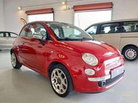 Usado Fiat 500 Lounge 69 CV (50 kW) 2009 Rojo Descapotable