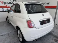 Usado Fiat 500 75 CV (55 kW) 2009 Blanco Descapotable
