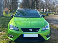 Usado Seat Leon FR 184 CV (135 kW) 2014 Verde Berlina