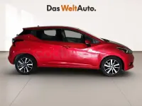 Usado Nissan Micra Acenta 71 CV (52 kW) 2018 Rojo Utilitario