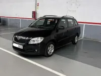 Usado Skoda Fabia Style 86 CV (63 kW) 2008 Negro Familiar