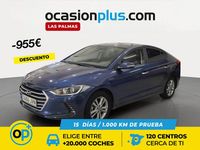 Usado Hyundai Elantra Style 132 CV (97 kW) 2016 Azul Berlina