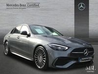 Usado Mercedes C200 AMG line 204 CV (150 kW) 2021 Selenitgrey  metallic paint Berlina