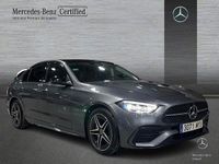 Usado Mercedes C300e AMG line 313 CV (230 kW) 2024 Gris selenita Berlina
