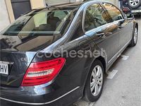 Usado Mercedes C200 Avantgarde 136 CV (100 kW) 2011 Negro Berlina