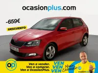Usado Skoda Fabia Ambition 75 CV (55 kW) 2017 Rojo Berlina