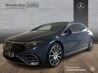 Usado Mercedes EQS580 AMG line 384 kW (523 CV) 2022 Azul sodalita Berlina