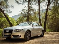 Usado Audi A5 190 CV (139 kW) 2008 Gris / plata Coupe
