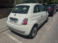 Usado Fiat 500 Lounge 85 CV (62 kW) 2013 Blanco Berlina