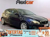 Usado Peugeot 308 Access 131 CV (96 kW) 2020 Azul Utilitario