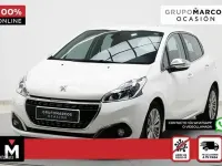 Usado Peugeot 208 Allure 100 CV (73 kW) 2018 Blanco Utilitario