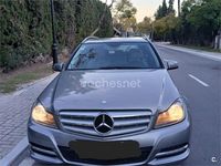 Usado Mercedes C180 120 CV (88 kW) 2012 Gris / plata Familiar