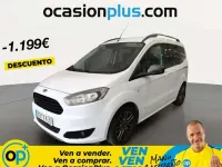Usado Ford Tourneo Courier Sport 102 CV (75 kW) 2018 Blanco Monovolumen