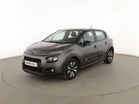 Usado Citroën C3 Feel 82 CV (60 kW) 2018 Gris Utilitario
