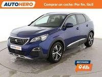 Usado Peugeot 3008 Allure 131 CV (96 kW) 2019 Azul SUV