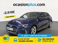 Usado Audi A3 S-Line 150 CV (110 kW) 2023 Azul Berlina
