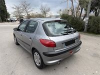 Usado Peugeot 206 110 CV (80 kW) 2001 Gris / plata Berlina