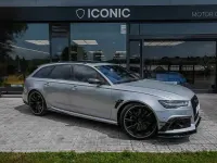 Usado Audi RS6 Exclusive 605 CV (444 kW) 2017 Gris / plata Familiar