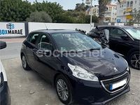 Usado Peugeot 208 Active 82 CV (60 kW) 2014 Negro Utilitario