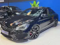 Usado Mercedes CLA220 AMG line 177 CV (130 kW) 2014 Negro Coupe