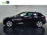 Usado Seat Leon FR 110 CV (80 kW) 2021 Negro Berlina