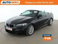 Usado BMW 218 M Sport 135 CV (99 kW) 2018 Negro Descapotable