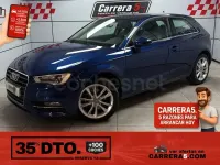 Usado Audi A3 Attraction 110 CV (80 kW) 2015 Azul Berlina