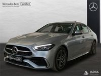 Usado Mercedes C220 AMG line 200 CV (147 kW) 2021 Gris Berlina