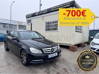 Usado Mercedes C220 Elegance 170 CV (125 kW) 2012 Negro Berlina