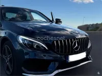 Usado Mercedes C220 AMG line 170 CV (125 kW) 2015 Negro Berlina